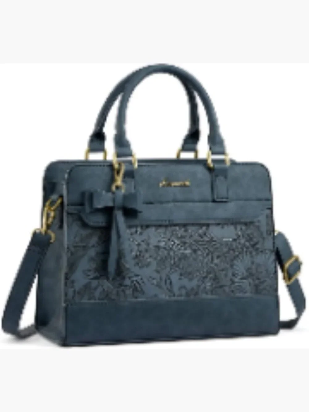 Faux Leather Satchel Tote Handbag with Zipper - Versatile Shoulder Crossbody